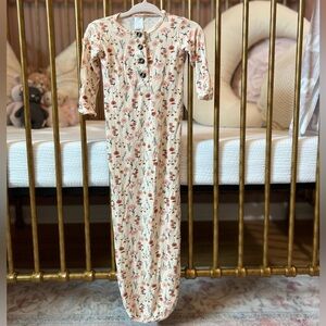 Lou Lou & Company Knotted Rachel Gown (bamboo) NB-3months